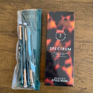 Spectrum 3-Piece Makeup Brush Set & Luxie 4 brush set